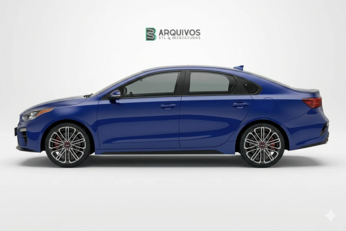 Modelo 3D STL - Kia Forte GT 2019 — foto 5